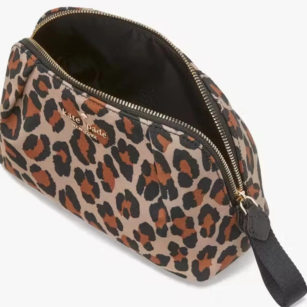 Kate Spade Chelsea Spotted Leopard Cosmetic Bag KH755